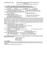 tr­êng thcs l©m thao ®ò thi thö tuyón sinh vµo líp 10 thpt lçn 2 m«n ng÷ v¨n thêi gian lµm bµi 120 phót kh«ng kó thêi gian giao ®ò c©u 1 2®ióm tr¾c nghiöm ghi l¹i ph­¬ng ¸n ®óng trong c¸c c©u sau