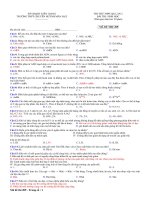 4 Đề thi thử THPT quốc gia môn Sinh năm 2019 THPT chuyên Huỳnh Mẫn Đạt có đáp án chi tiết - Lần 2 | Đề thi đại học, Sinh học - Ôn Luyện