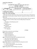 De khao sat chat luong tieng viet giua ky 1 nam hoc 20092010