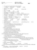 1 họ và tên kiểm tra 15 phuùt lớp môn vật lí khối 10 ñeà ii 1 ai laø ngöôøi döïng thí nghieäm ñaàu tieân ño haèng soá haáp daãn a niuton b cavenñisô c roâbôthuùc d aritoât 2 duïng cuï ño haèng soá haá