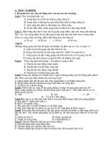 a a tr¾c nghiöm i khoanh trßn vµo ch÷ c¸i ®øng tr­íc c©u mµ em cho lµ ®óng c©u 1 t×m c©u ph¸t bióu sai a trong thùc tõ cã tån t¹i mét tia s¸ng riªng lî b trong thùc tõ kh«ng bao giê nh×n thêy mét tia