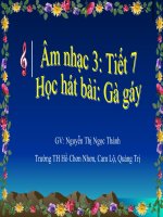 slide 1 gv nguyễn thị ngọc thành trường th hồ chơn nhơn cam lộ quảng trị dân ca cống lai châu lời mới huy trân nghe hát mẫu dân ca cống lai châu hoạt động 1 dạy hát lời mới huy trân đọc lờ