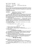 ngµy 21 th¸ng 3 n¨m 2005 l­¬ng b¸ týnh – gv tr­êng thpt nguyôn méng tu©n ngµy 13 th¸ng 3 n¨m 2007 bµi so¹n m«n gi¶i tých líp 12 tiõt thø 85 106 22tiõt bµi tëp «n cuèi n¨m i môc ®ých yªu cçu cñng
