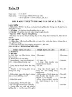 giáo án môn Thủ công khối 2 - Tuần 9