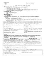 ngày soạn 71006 ngày soạn 71006 ngày dạy 181006 phát sinh giao tử và thụ tinh imục tiêu sau bài nàyhs phải trình bày được các quá trình phát sinh giao tử ở động vật xác định được thực chất của