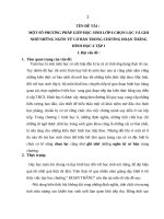 một số phương pháp giúp học sinh lớp 6 chọn lọc và ghi nhớ những ngôn từ cơ bản trong chương đoạn thẳng hình học 6 tập 1 