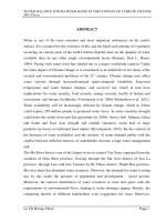 Water balance for ma river basin in context of climate change thesis of master degree major integrated water resources managemen 