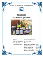 Vấn đề thuốc giả vinaca nhóm 5 IBS3001 2 1