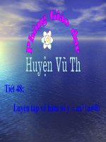 slide 1 tiõt 48 luyön tëp vò hµm sè y ax2 a0 luyön tëp hµm sè y ax2 a  0 týnh chêt cña hµm sè y ax2 a  0 nõu a 0 th× hµm sè nghþch biõn khi x 0 vµ ®ång biõn khi x 0 nõu a