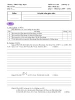 Kiem tra 1 tiet Hinh hoc 8 chuong 3