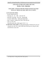 áp dụng phương pháp, kĩ thuật dạy học tích cực trong dạy học môn vật lý lớp 8 