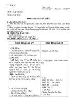 tuần 11 tuçn 11 ngµy so¹n thø hai ngµy th¸ng 11 n¨m 2009 tiõt 1 tëp trung tiõt 2 tëp ®äc ¤ng tr¹ng th¶ diòu i môc ®ých yªu cçu 1 biõt ®äc bµi v¨n víi giäng kó chëm r i b​íc ®çu biõt ®äc diôn c¶m ®o¹