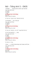 Nói – tiếng anh 5 – EN35 