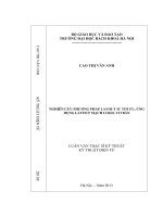 Nghiên cứu phương pháp layout IC tối ưu, ứng dụng layout mạch logic cơ bản