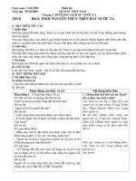 ngày soạn phần hai ngày soạn 27102009 phần hai ngày dạy 29102009 lịch sử việt nam chương i buổi đầu lịch sử nước ta tiết 8 bài 8 thời nguyên thủy trên đất nước ta a mục đích yêu cầu 1 kiến thức qu