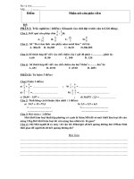 hoï vaø teân phoøng gdñt kroâng pa tröôøng th cs ngoâ quyeàn kieåm tra khaûo saùt ñaàu naêm naêm hoïc 2009 2010 moân toaùn –lôùp 6 thôøi gian 90 phuùt hoï vaø teân lôùp ñieåm nhaän xeùt cuûa giaùo