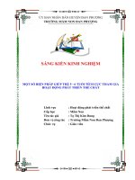 Một số biện pháp giúp trẻ 5  6 tuổi tích cực tham gia hoạt động phát triển thể chất 