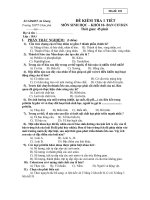 sở gdđt an giang đề kiểm tra 1 tiết sở gdđt an giang đề kiểm tra 1 tiết trường thpt châu phú môn sinh học – khối 10 ban cơ bản 000 thời gian 45 phút họ và tên lớp 10a3 i phần trắc nghiệm 5 điểm 1