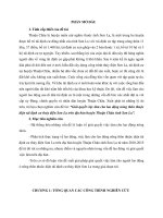 Giải quyết việc làm cho lao động nông thôn thuộc diện tái định cư thuỷ điện sơn la trên địa bàn huyện thuận châu tỉnh sơn la (tt) 