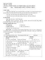 chöông 1 giaùo aùn ñaïi soá 8 tröôøng thcs quang lãng giaùo aùn ñaïi soá 8 tröôøng thcs quang lãng ngày soạn 150809 ngày dạy 170809 chương i phép nhân và phép chia các đa thức tuần 1 tiết1 nhân đơ