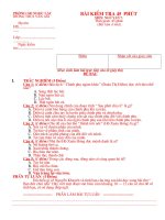 phßng gd ngäc læc phßng gd ngäc læc tr​­êng thcs v©n am hä tªn hs líp ngµy kióm tra bµi kióm tra 45 phót m«n ng÷ v¨n 7 thêi gian 45 phót bµi lµm ë nhµ §ióm nhën xðt cña gi¸o viªn häc sinh lµm bµi t