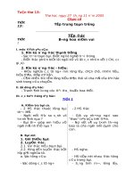 tuçn thø 12 tuçn thø 13 thø hai ngµy 27 th¸ng 11 n¨m 2005 chµo cê tiõt 13 tëp trung toµn tr­êng tëp ®äc tiõt b«ng hoa niòm vui i môc ®ých yªu cçu 1 rìn kü n¨ng ®äc thµnh tiõng §äc tr¬n toµn bµi biõt