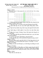 §ò thi chän häc sinh giái kú thi häc sinh giái líp 9 tr­êng thcs an d­¬ng n¨m häc 2008 2009 §ò thi m«n lþch sö thêi gian lµm bµi 150 phót kh«ng kó thêi gian giao ®ò c©u 1 2 ®ióm h y ®iòn vµo c¸c