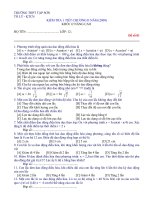 Kiem tra chuong II nang cao