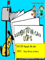 slide 1 gi¸o viªn nguyôn thþ anh §¬n vþ tr­êng tióu häc an sinh a thø ba ngµy 3 th¸ng 11 n¨m 2009 luyön tõ vµ c©u c©u hái thõ nµo lµ ®¹i tõ lêy vý dô vò c©u cã ®¹i tõ x­ng h« §¹i tõ x­ng h« bµi 1 t