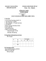 së gi¸o dôc vµ ®µo t¹o yªn b¸i së gi¸o dôc vµ ®µo t¹o yªn b¸i céng hßa x héi chñ nghüa viöt nam tr­êng thpt lª quý ®«n §éc lëp – tù do – h¹nh phóc kõ ho¹ch c¸ nh©n n¨m häc 2009 2010 phçn i s¬ l­îc lý