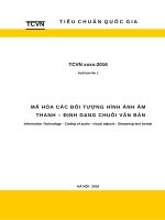 MÃ HÓA CÁC ĐỐI TƯỢNG HÌNH ẢNH ÂM THANH – ĐỊNH DẠNG CHUỖI VĂN BẢN