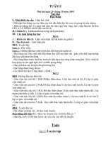 tuçn11 tuçn11 thứ hai ngày 26 tháng 10 năm 2009 t©p ®äc bµ ch¸u i mục đích yêu cầu giúp học sinh biết nghỉ hơi đúng sau c¸c dêu c©u b­íc ®çu biõt ®äc bµi v¨n víi giäng kó nhñ nhµng hiểu nội dung bài