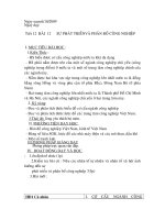 ngµy so¹n 6102009 ngµy so¹n 6102009 ngµy d¹y tieát 12 baøi 12 söï phaùt trieånvaø phaân boá coâng nghieäp i muïc tieâu baøi hoïc 1 kieán thöùc hs hieåu ñöôïc cô caáu coâng nghieäp nöôùc ta khaù ña