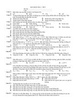 tr­êng §hspkt h­ng yªn bài kiểm tra 1 tiết họ tên lớp c©u 1 biểu thức nào sau đây có đơn vị là niutơn n a qe b qed c eq d q e c©u 2 trong trường hợp nào dưới đây sẽ không xảy ra hiện tượng nhiễm đ