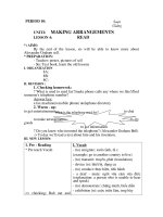 period 10 period 10 so¹n gi¶ng unit2 making arrangements lesson 4 read aims by the end of the lesson sts will be able to know more about alexander graham sell preparation teacher poster picture