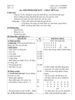 tuaàn 01 tuaàn 07 ngaøy soaïn 13102008 tieát 14 ngaøy daïy 14102008 baøi ñoäi hình ñoäi nguõ – chaïy beàn tt i muïc tieâu tieáp tuïc oân laïi nhöõng kó naêng caàn thieát ñaõ hoïc cuûa ñoäi hình