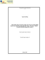 Hoàn thiện công tác tổ chức làm việc trong các doanh nghiệp chuyên sản xuất gốm tại làng gốm bát tràng gia lâm hà nội trong điều kiện hội nhập kinh tế quốc tế (tt) 
