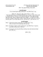 quyet dinh thanh lap ban kiem dinh chat luong truong THCS Truc Cuong