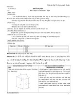 ngµy so¹n gi¸o ¸n líp 12 ch­¬ng tr×nh chuèn ngµy so¹n ch¦¥ng i khèi ®a diön tiõt 1 kh¸i niöm vò khèi ®a diön 1 môc tiªu a vò kiõn thøc lµm cho hs hióu ®­îc thõ nµo lµ khèi hép ch÷ nhët khèi l¨ng trô