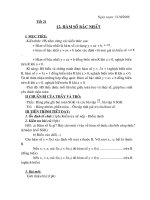 tuần 11 tiết 21 ngaøy soaïn 31102008 tiết 21 §2 haøm soá baäc nhaát i muïc tieâu kieán thöùc hs naém vöõng caùc kieán thöùc sau haøm soá baäc nhaát laø haøm soá coù daïng y ax b haøm soá ba