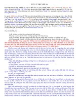 ti ểu sử chu văn an ti ểu sử chu văn an chu văn an tên thật là chu an hiệu là tiều ẩn tên chữ là linh triệt 1292–1370 là một nhà giáo thầy thuốc đại quan nhà trần việt nam được phong tước văn