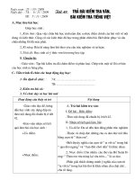 ngµy so¹n 25 10 2009 ngµy so¹n 25 10 2009 ngµy d¹y 7a 6 11 2009 7b 5 11 2009 tiõt 49 tr¶ bµi kióm tra v¨n bµi kióm tra tiõng viöt a môc tiªu bµi häc gióp häc sinh 1 kiõn thøc qua vi