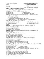 tr¬¬­êng thcs liªn am tr​​­êng thcs liªn am sbd phßng §ò kióm tra kscl gi÷a kú i n¨m häc 2009 2010 ng÷ v¨n 9 thêi gian lµm bµi 90 phót phçn i tr¾c nghiöm 3®ióm chän ®¸p ¸n ®óng nhêt cho mçi c©u há