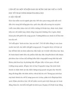 SKKN một số biện pháp gây hứng cho trẻ 4 5 tuổi học tốt hoạt động khám phá khoa học 