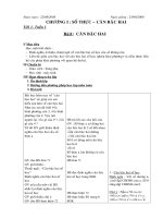 chöông i caên baäc hai caên baäc ba giaùo aùn ñaïi soá 9 ngaøy soaïn 22082008 ngaøy giaûng 25082008 chöông i soá thöïc – caên baäc hai tieát 1 tuaàn 1 baøi1 caên baäc hai i muïc tieâu hoïc sinh b