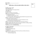 de thi cuoi nam mon tv 2