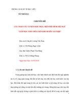 chuyên đề các thao tác cơ bản khi thực hiện đội hình đội ngũ giúp học sinh  đổi chân khi đi đều sai nhịp 