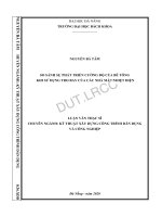 So sánh sự phát triển cường độ của bê tông khi sử dụng tro bay của các nhà máy nhiệt điện