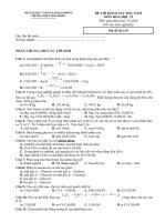 sở giáo dục và đào tạo hải phòng trường thpt thái phiên đề thi khảo sát đầu năm môn hóa học 12 thời gian làm bài 45 phút 48 câu trắc nghiệm mã đề thi 130 họ tên thí sinh số báo danh phần chung cho