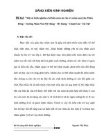 Một số kinh nghiệm chế biến món ăn cho trẻ mầm non khu thiên đông – trường mầm non mỹ hưng – mỹ hưng – thanh oai – hà nội 